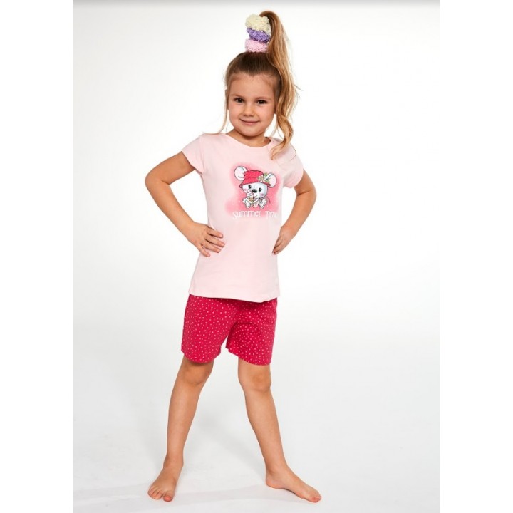 ПИЖАМА КОРНЕТТ ДЗ 787/85 МЫШКА 110-116 розовый