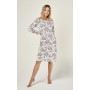 СОРОЧКА TARO 2999 ГАРДЕНІЯ AW24 XL з візерунком