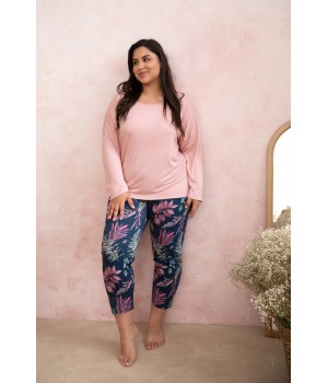 Піжама TARO 3013 VIVIAN AW24 XXL-3XL XXL, пудрово-рожевий
