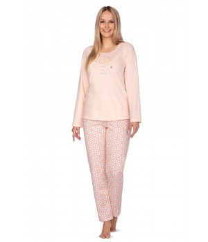 ЖІНОЧА ПІЖАМА REGINA 641 XXL-3XL XXL абрикосового кольору