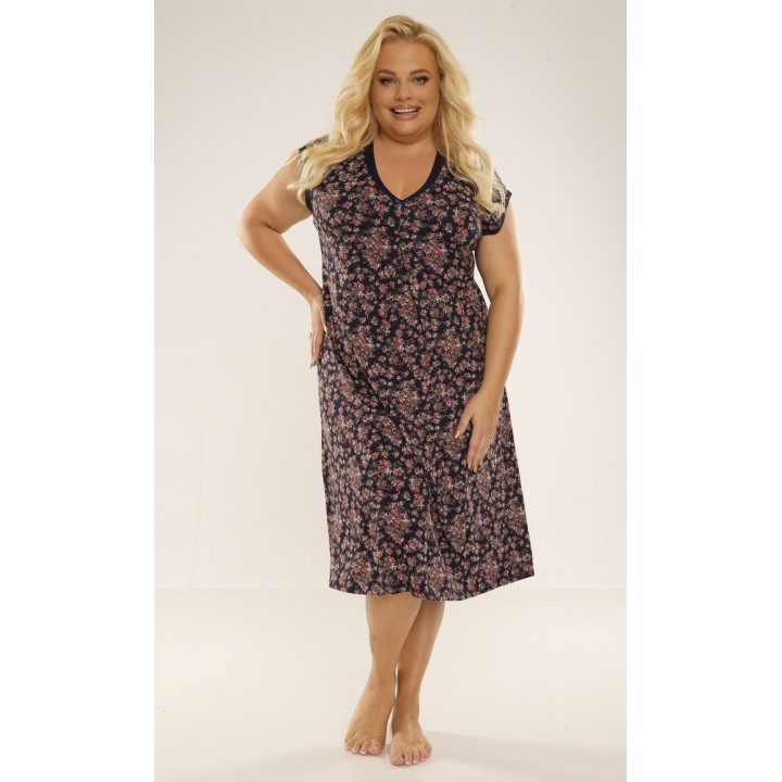 РУБАШКА DE LAFENSE 472 MIA 4XL темно-синяя