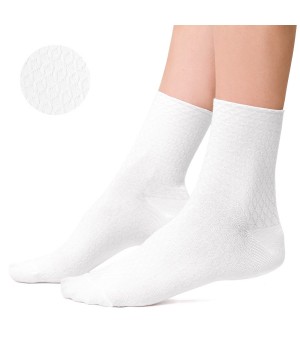 Женские носки STEVEN 125 BAMBOO ZAKARD 38-40 белые Женские носки STEVEN 125 BAMBOO ZAKARD 38-40 белые