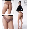 Трусики JULIMEX TANGA CHOCO M шоколадного кольору