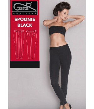 SPODNIE GATTA BLACK CZA /L