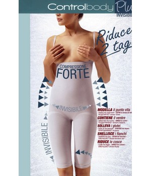 FIGI CONTROL BODY SHORT LUNGO PLUS M/L bianco