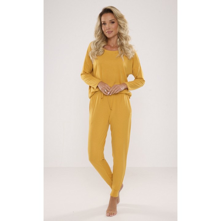 PIŻAMA DE LAFENSE 555 PAULA XL miodowy