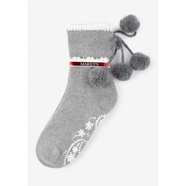 ШКАРПЕТКИ MARILYN ANGORA ABS TERRY X41 універсальні сірі