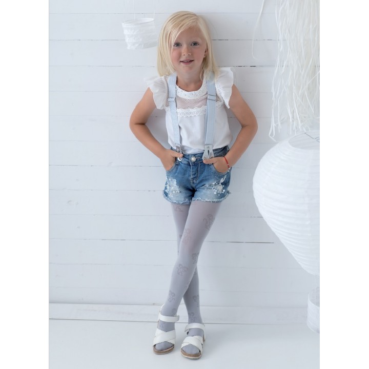 KNITTEX MOUSE TIGHTS 104-110 bianco