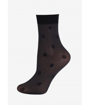 Чорні шкарпетки Marilyn Forte Shine Dots