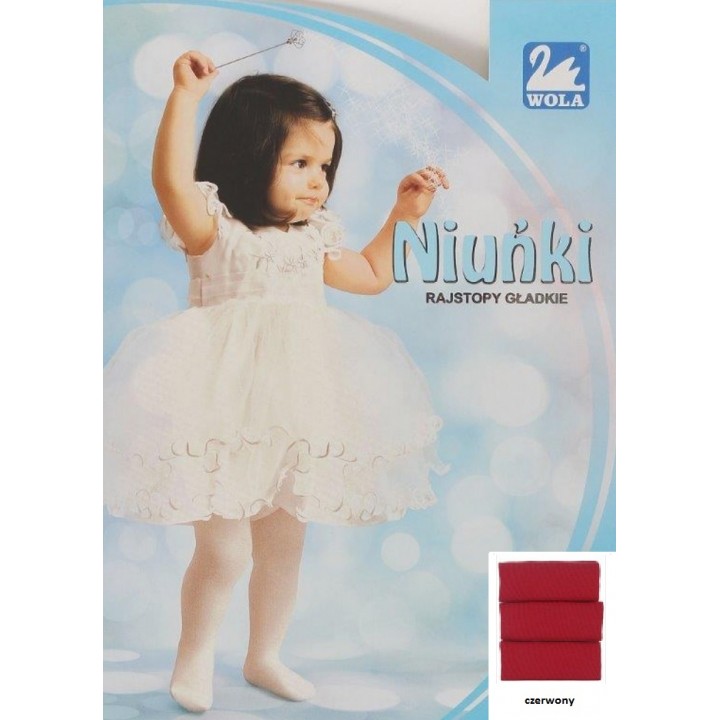 Колготки WOLA NIUŃKI 80-86 червоні