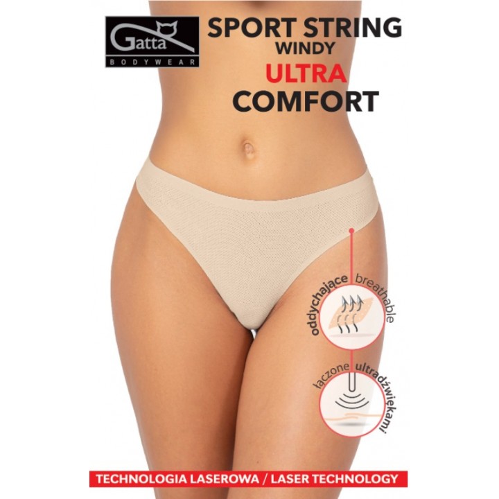 GATTA SPORT STRING WINDY ULTRA COM BLACK /L