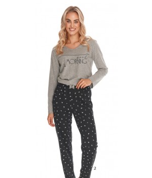 Пижама TARO 2556 ANA AW22 M серо-черная