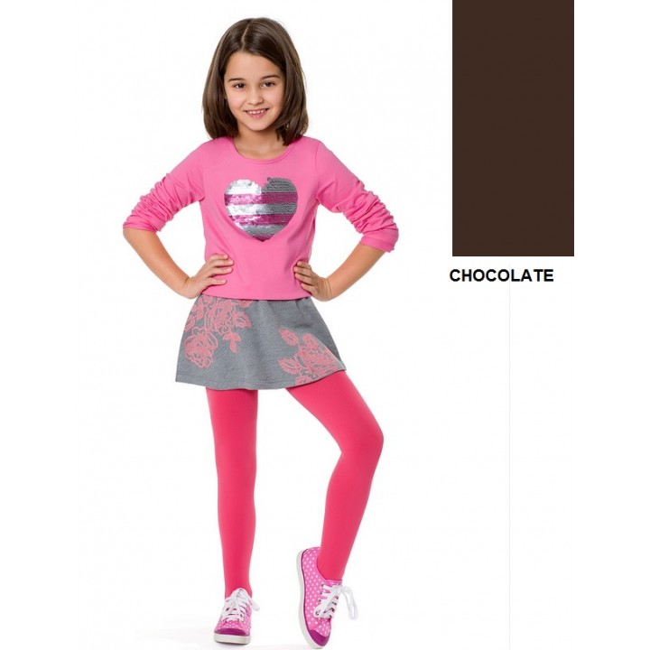 MONA DZ BIMBA МІКРО КОЛГОТКИ PL 200 128-134 шоколад