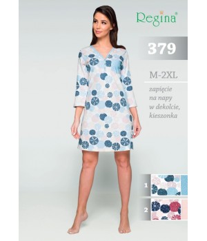 РУБАШКА REGINA 379 L синяя
