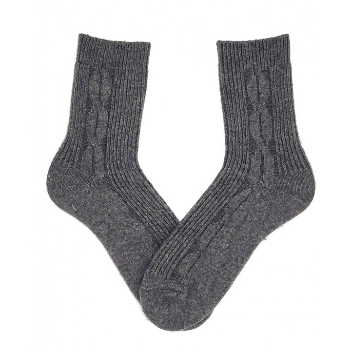Женские носки MARILYN ANGORA без махровых волокон B52 D СЕРЫЕ