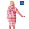 СОРОЧКА-КЛЮЧ LND-437 B23 XXL-4XL XXL рожева