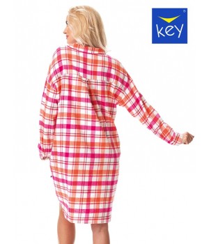 СОРОЧКА-КЛЮЧ LND-437 B23 XXL-4XL XXL рожева