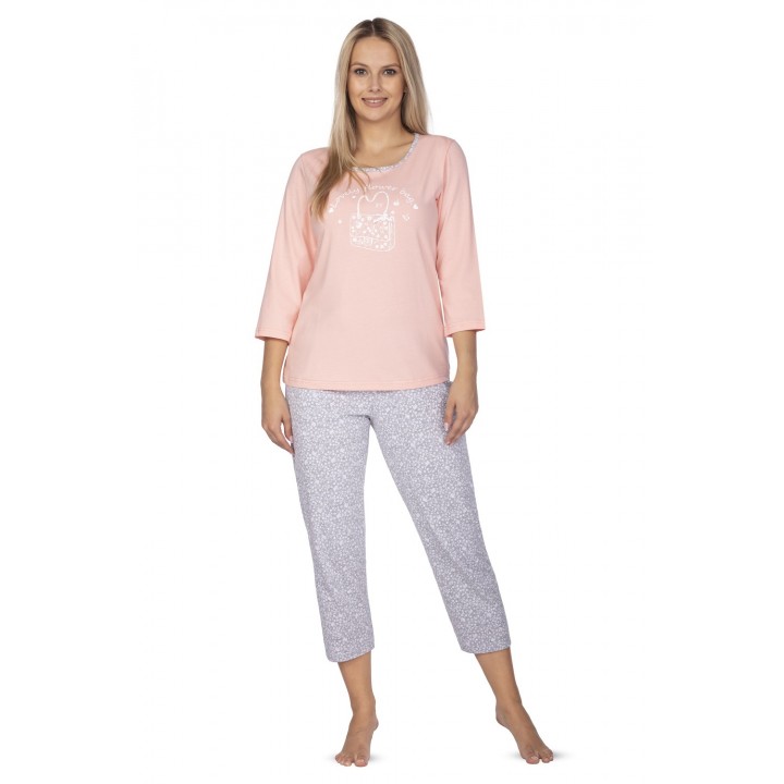 ЖІНОЧА ПІЖАМА REGINA 638 XXL-3XL 3XL рожева
