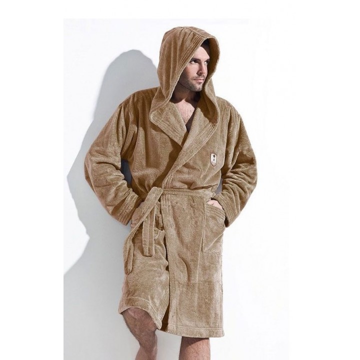 Чоловічий халат L&L IWO XXL меланж