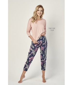 Пижама TARO 3000 VIVIAN AW24 S пудрово-розовая