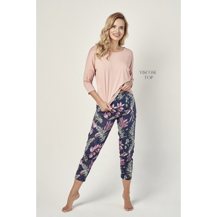 Пижама TARO 3000 VIVIAN AW24 S пудрово-розовая