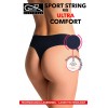 Трусики GATTA SPORT STRING RIB ULTRA COMFORT чорного кольору XL