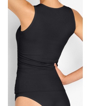 Термоактивная черная футболка Marilyn Top из бамбука / размер