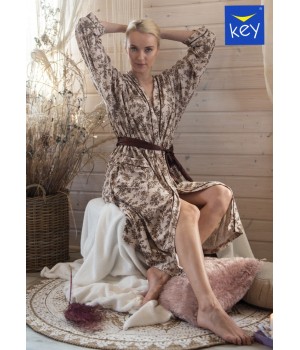 ХАЛАТ KEY LGL-934 B21 S/M коричневый