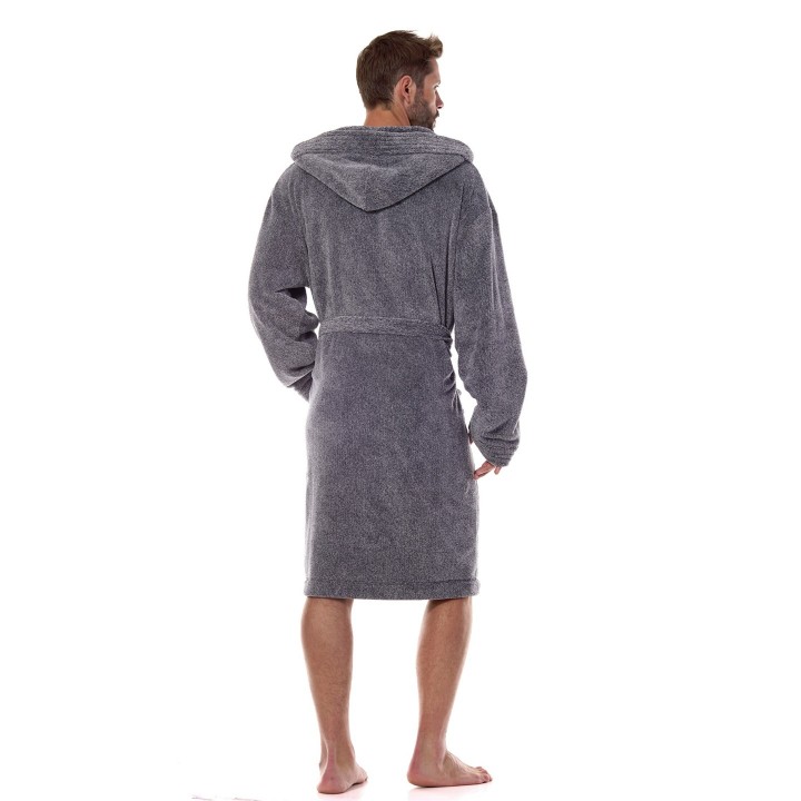 Чоловічий халат L&L 2452 MASTER GRAPHITE /3XL