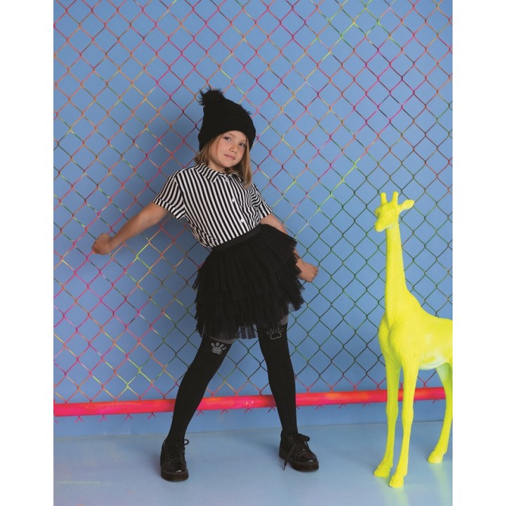 KNITTEX DOGGY TIGHTS 128-134 nero