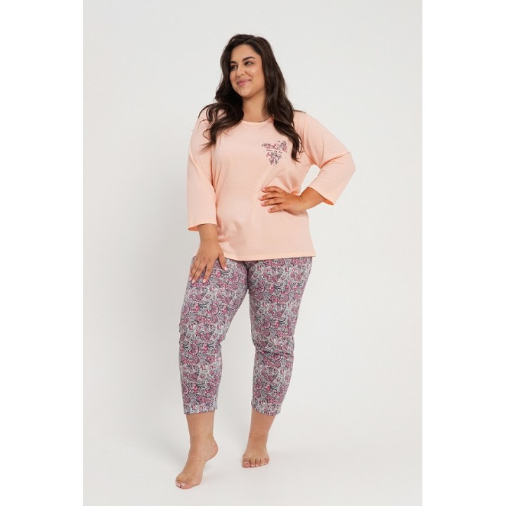 Пижама TARO 3010 MELISSA AW24 XXL-3XL XXL абрикосовый