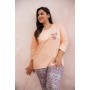 Пижама TARO 3010 MELISSA AW24 XXL-3XL XXL абрикосовый