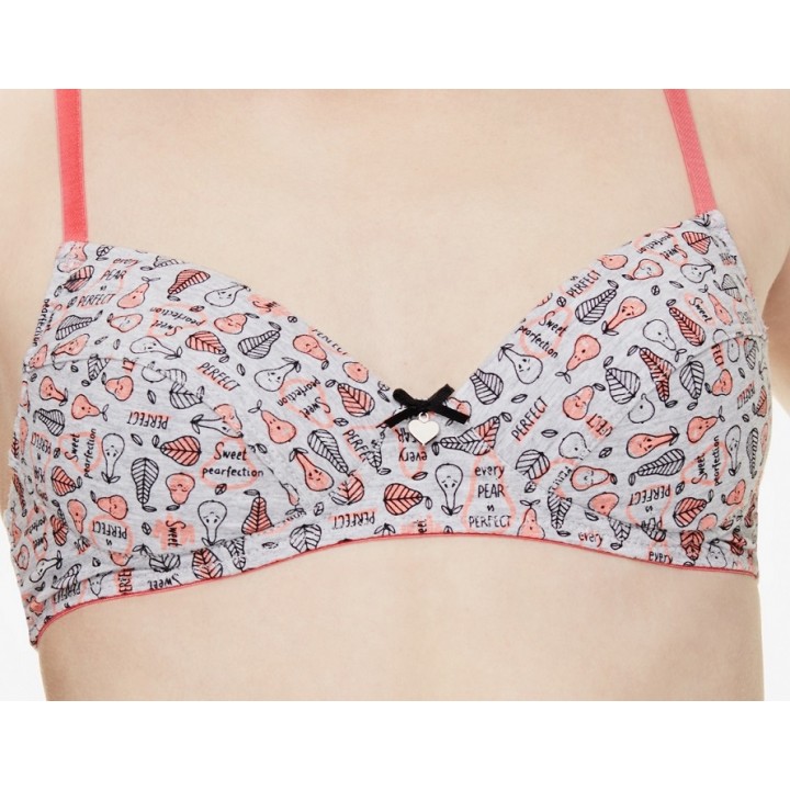 Бюстгальтер KEY BRA TBC-872 A8 70AA сіро-помаранчевий