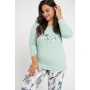 Піжама TARO 3016 ARIANA, розмір AW24, XXL-3XL, XXL, зелена