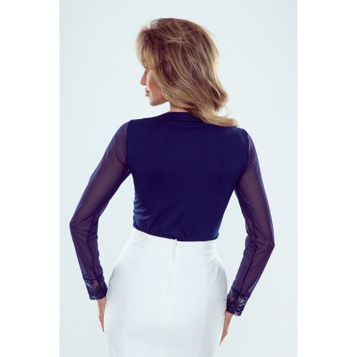 Блузка ELDAR FLORENCE XL темно-синего цвета