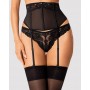Пояс для панчіх OBSESSIVE SERENA LOVE XL/XXL чорний