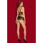 KOMPLET OBSESSIVE CECILLA TOP I SZORTY L/XL czarny