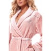 ЖІНОЧИЙ ХАЛАТ L&L 2312 LUX АБРИКОСОВИЙ /XXL