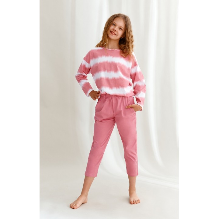 TARO 2619 CARLA PYJAMAS AW21 158 рожевий
