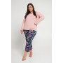 Піжама TARO 3013 VIVIAN AW24 XXL-3XL 3XL пудрово-рожевий