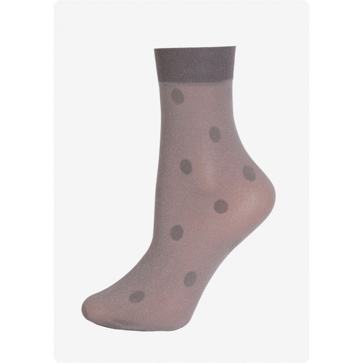СІРІ ШКАРПЕТКИ MARILYN FORTE SHINE DOTS