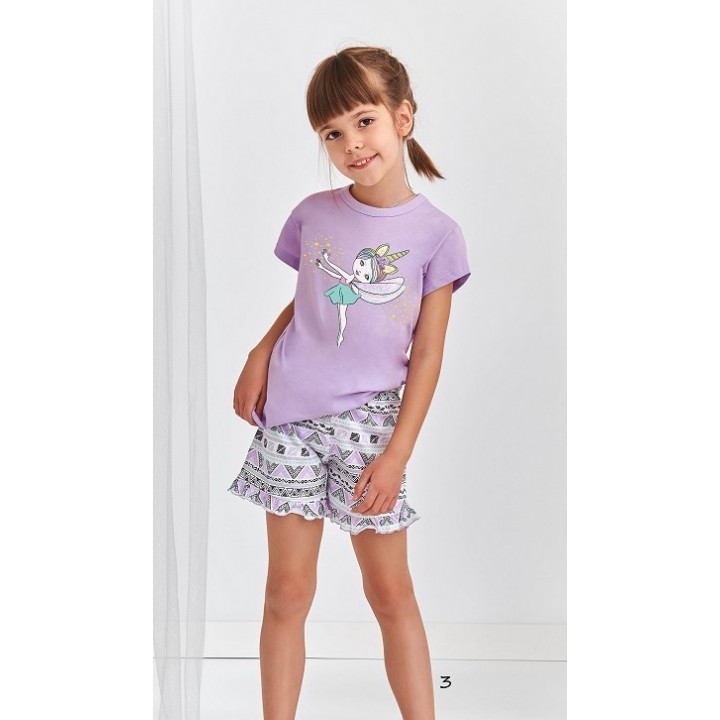Піжама TARO 2388 KLARA SS20 110 фіолетовий