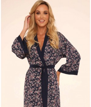 БАННЫЙ ХАЛАТ DE LAFENSE 473 MIA 4XL темно-синий