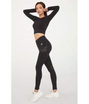 LEGGINSY GATTA FITNES GA BLACK /L