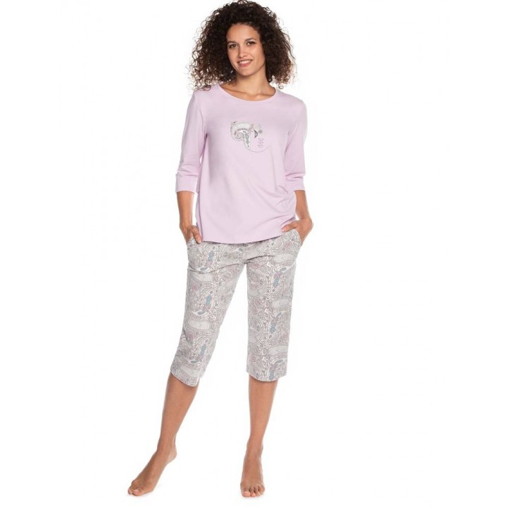 LAMA PAJAMA L-1410 PY M heather