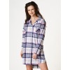 РУБАШКА KEY LND-445 B22 XXL-4XL 4XL фиолетовая