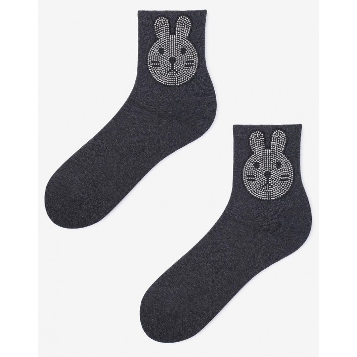 НОСКИ MARILYN SAD RABBIT универсальные темно-серые