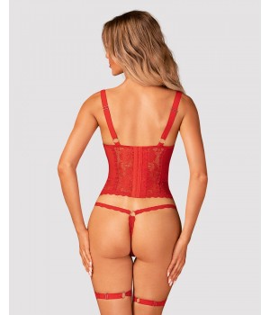 КОРСЕТ OBSESSIVE BELOVYA XS/S красный