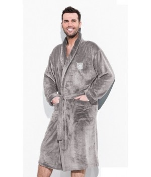 Мужской халат L&L Borys Gray XL серый