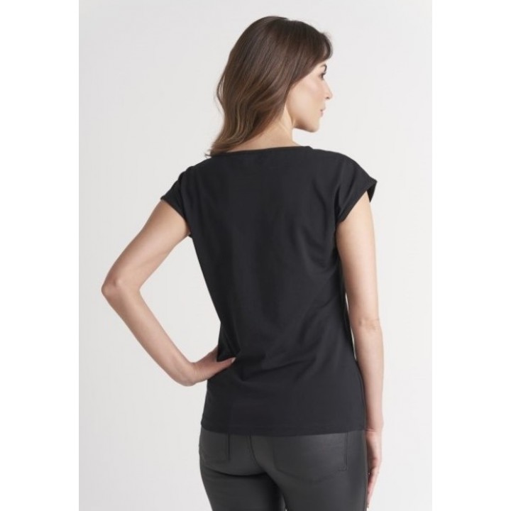 Футболка GATTA с принтом 02, черная /XL